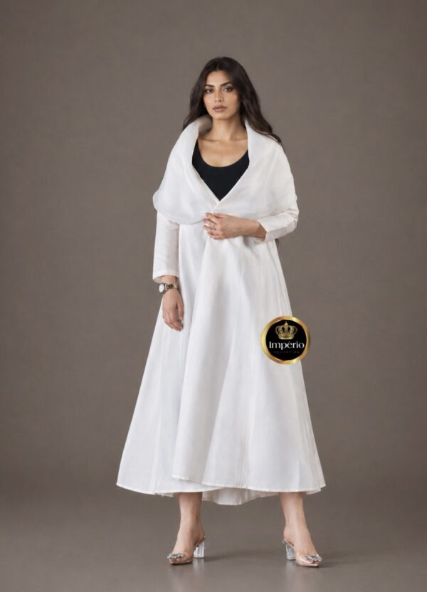 Model: off-white organza